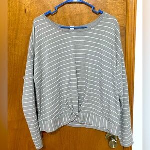 Old Navy striped sweatshirt